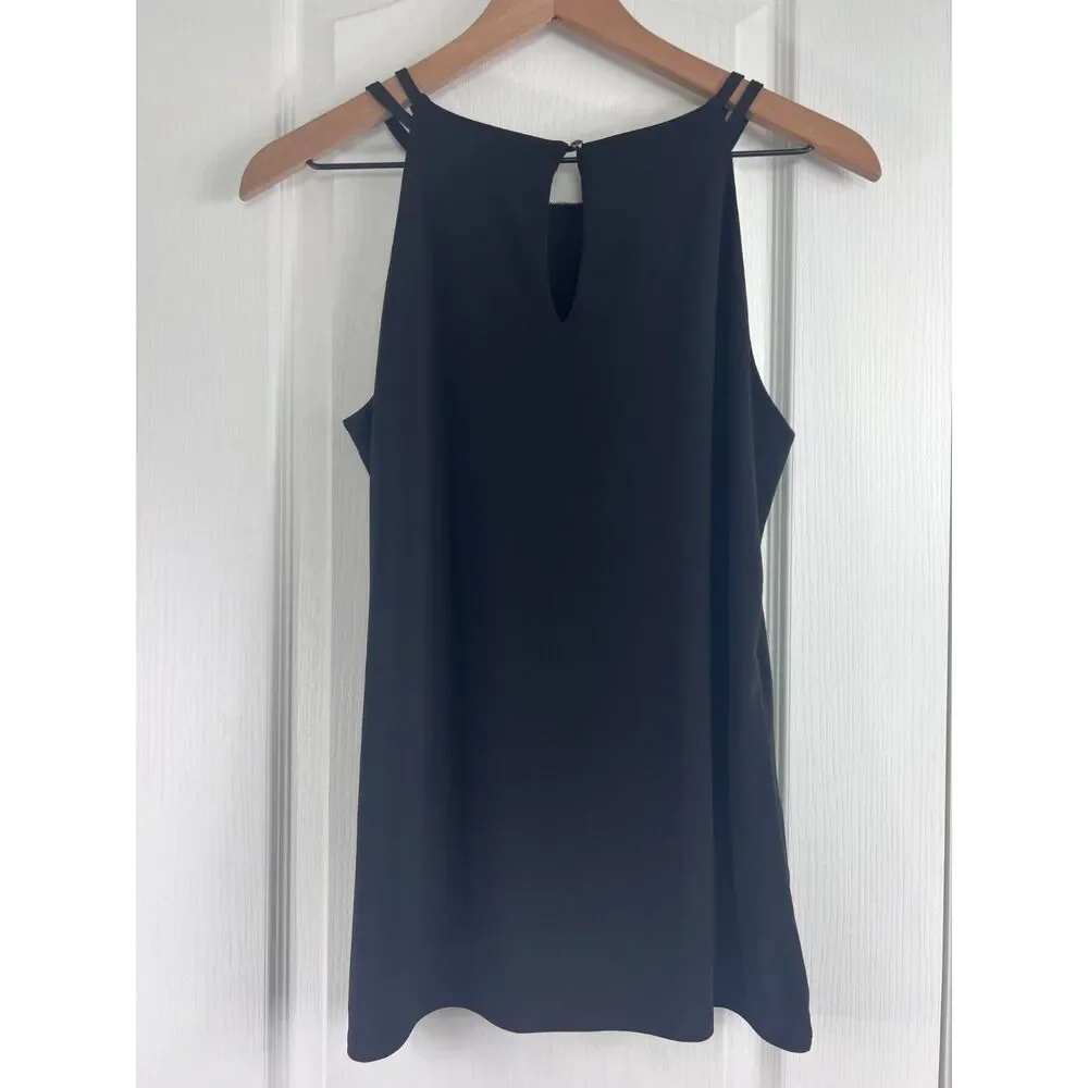 White House Black Market Ball Chain Mesh Date Top Sleeveless Women's S - NWT - Picture 3 of 12